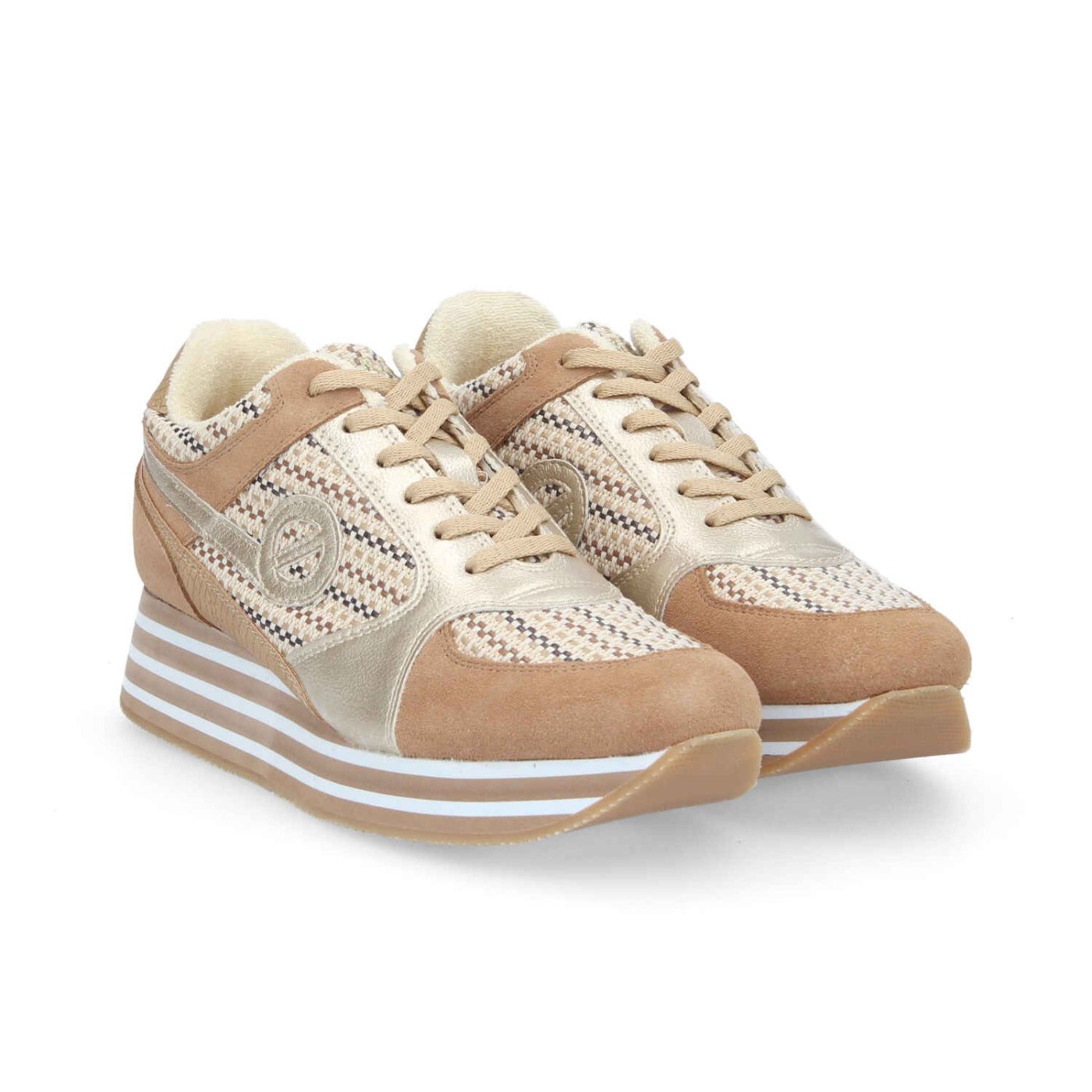 PARKO JOGGER W - GRASS/SDE/NACRE - NOCCIOLA/NUDE/DORATO
